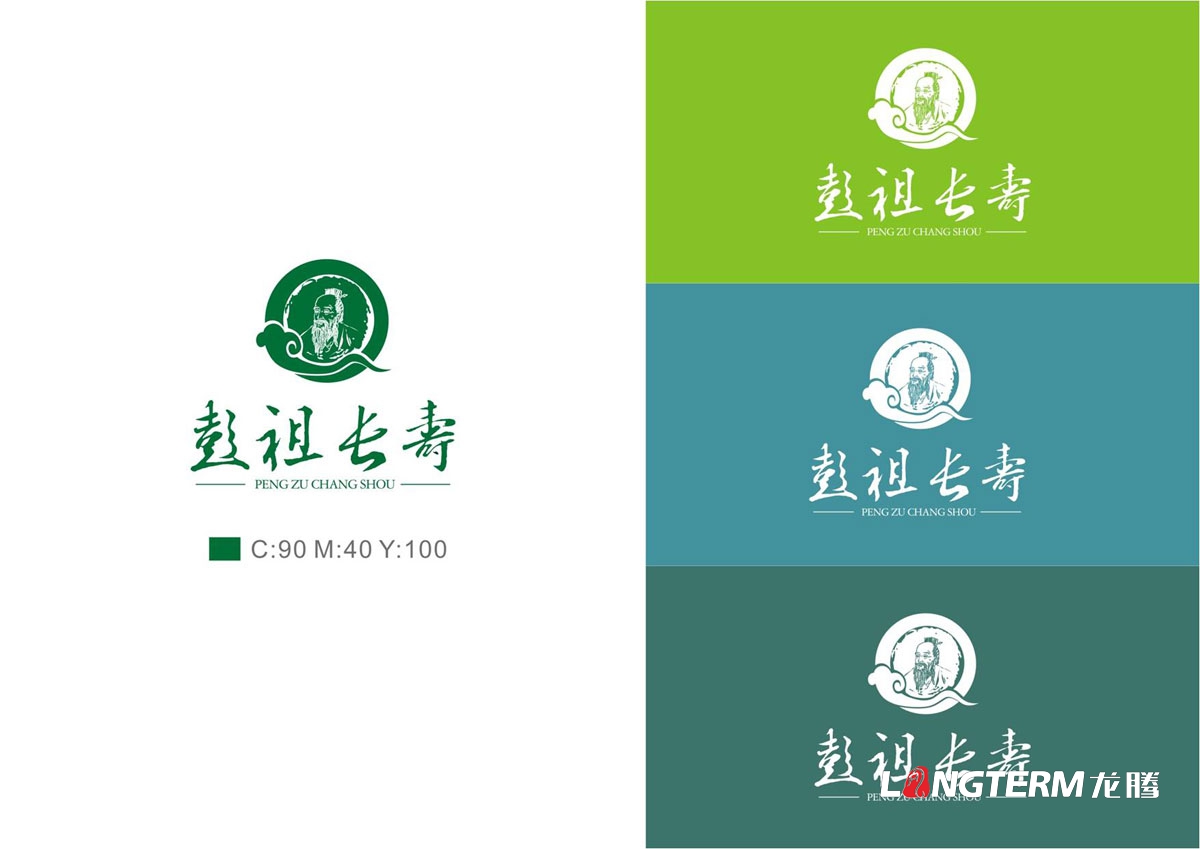 彭祖長壽獼猴桃LOGO設計|獼猴桃品牌VI視覺形象設計|水果品牌策劃營銷