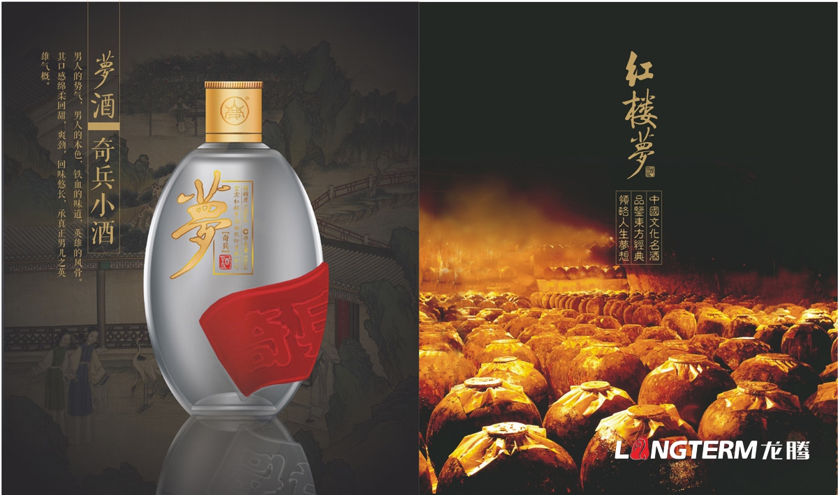 紅樓夢酒業集團公司宣傳畫冊設計|宜賓白酒公司宣傳冊設計