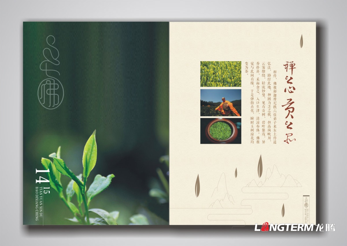 七佛貢茶品牌形象宣傳畫冊設計|青川縣茶葉品牌策劃宣傳冊設計公司|四川成都綠茶貢茶茶葉品牌宣傳畫冊設計