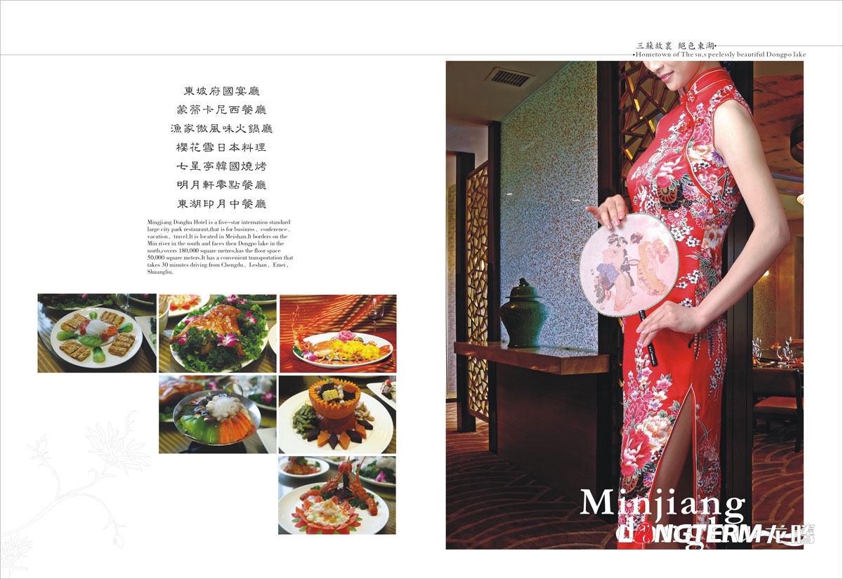 岷江東湖飯店宣傳畫冊設計|眉山大酒店形象畫冊會議手冊客房手冊運動休閑手冊設計公司