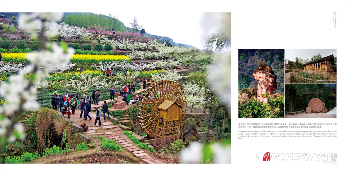 《中國大雅家園丹棱》城市宣傳畫冊設計|丹棱縣城市旅游形象新名片宣傳手冊設計|城市鄉鎮新農村新面貌宣傳