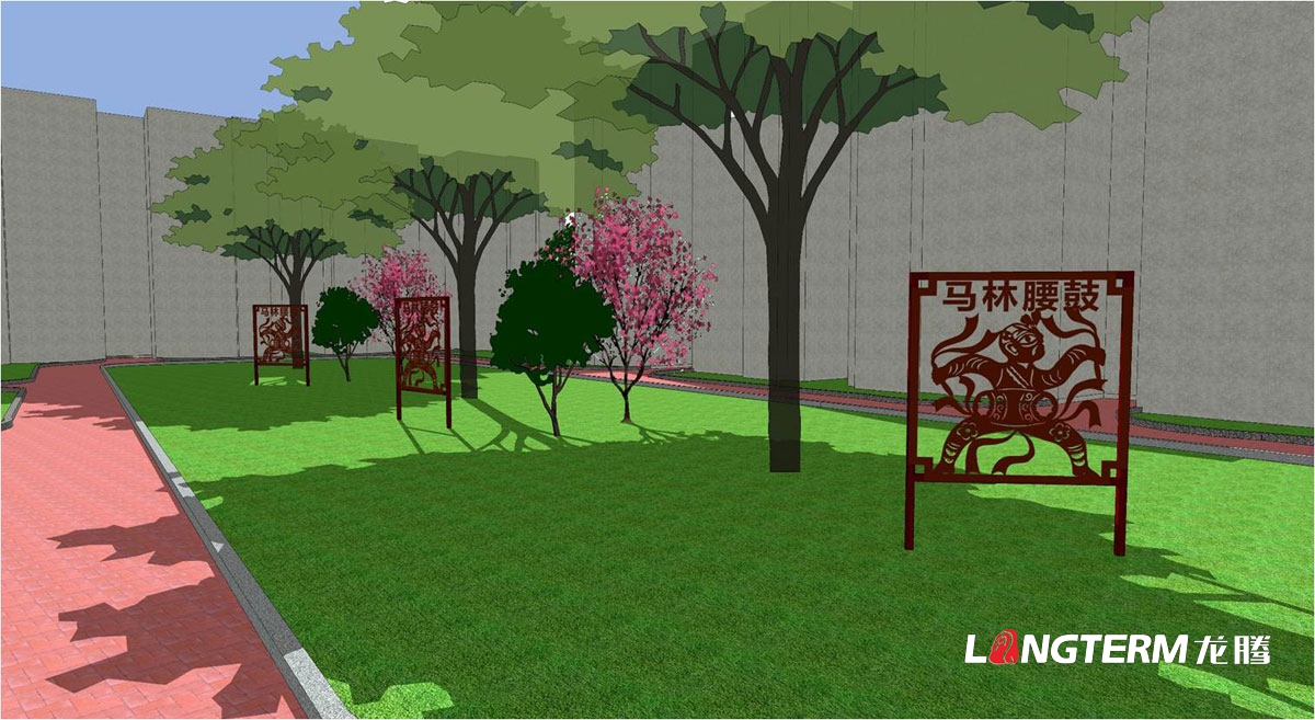 馬林村黨建廣場設計|馬林村亮點陣地綜合形象建設設計|新農村總體規劃設計|紅色文化落地建設