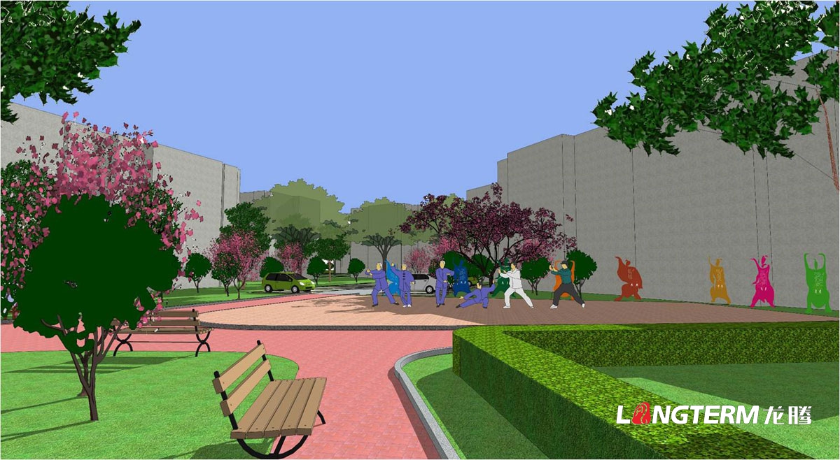 馬林村黨建廣場設計|馬林村亮點陣地綜合形象建設設計|新農村總體規劃設計|紅色文化落地建設