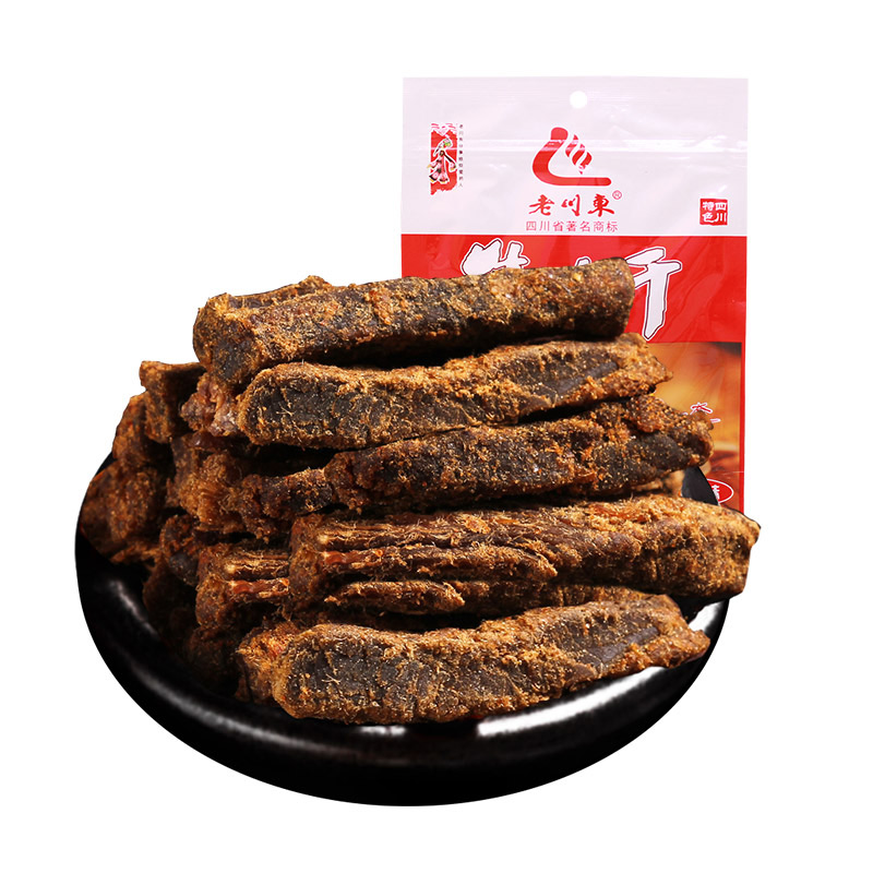 成都牛肉干外包裝袋設計公司|五香牛肉干麻辣牛肉干手撕牦牛肉燈影牛肉絲產品包裝設計