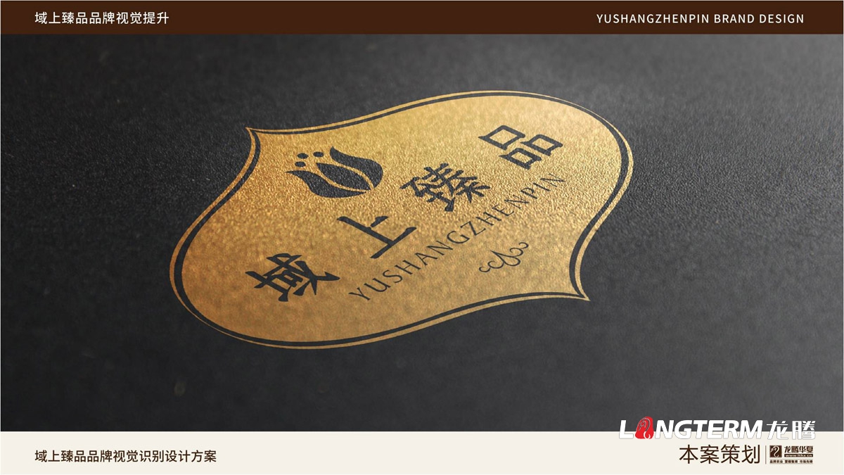 域上臻品品牌logo及vi形象設計_成都企業品牌標志商標創意視覺提升方案_品牌視覺符號提煉及字體設計