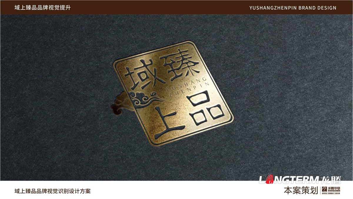 域上臻品品牌logo及vi形象設計_成都企業品牌標志商標創意視覺提升方案_品牌視覺符號提煉及字體設計