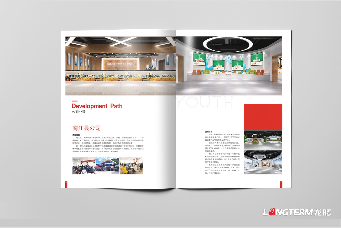 廣安市青聯眾創電子商務有限公司宣傳冊設計_電商公司企業形象宣傳畫冊設計