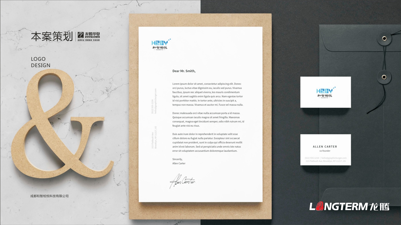 成都和智柏悅科技有限公司LOGO設計_四川科技企業品牌形象VI視覺設計