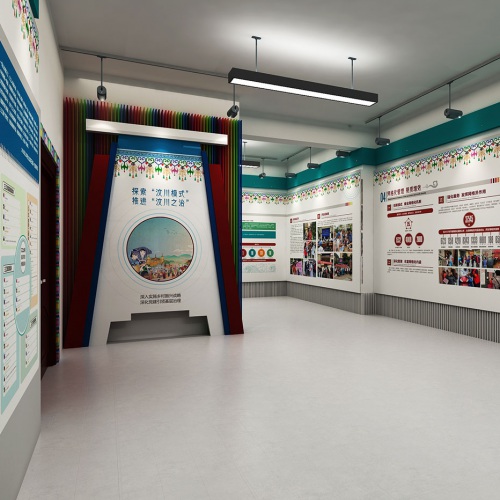 主題展館-汶川三江黨建引領鄉村振興成果展廳設計_農業農村局治理有效展示廳策劃